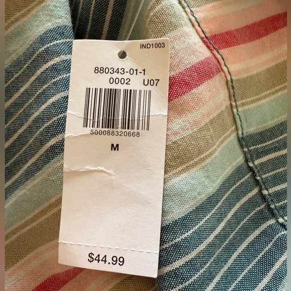 NWT Old Navy Stripe Maxi with Slit, Pockets, and Adjustable Straps in Size Med - Picture 7 of 7